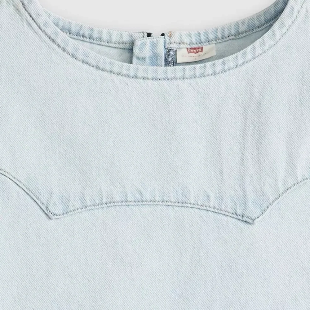 Levi's Light Blue Casual Tee Dress Sz: L NWT - Picture 4 of 12